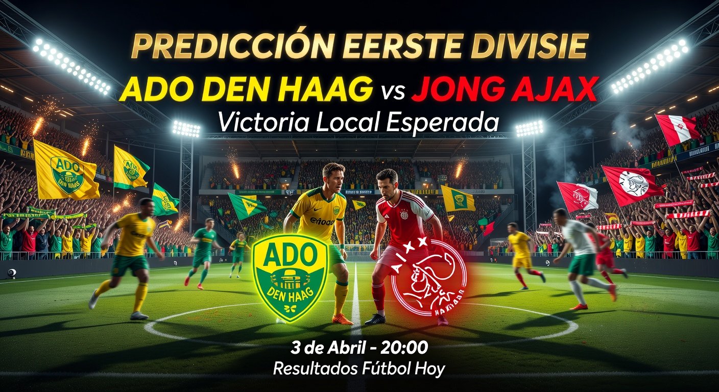 ADO Den Haag vs Jong Ajax Pronóstico / Prediction