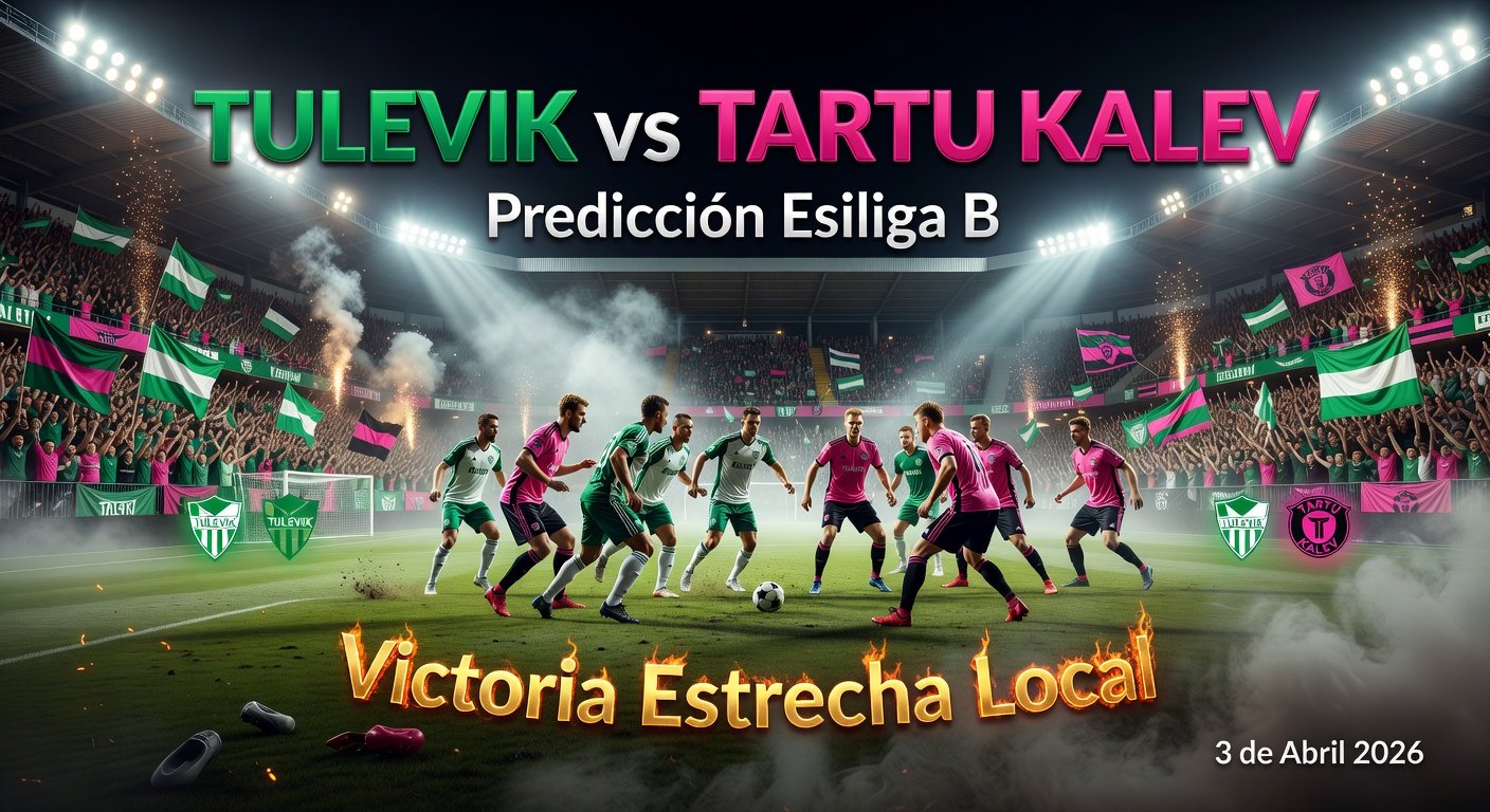 Tulevik vs Tartu Kalev Pronóstico / Prediction