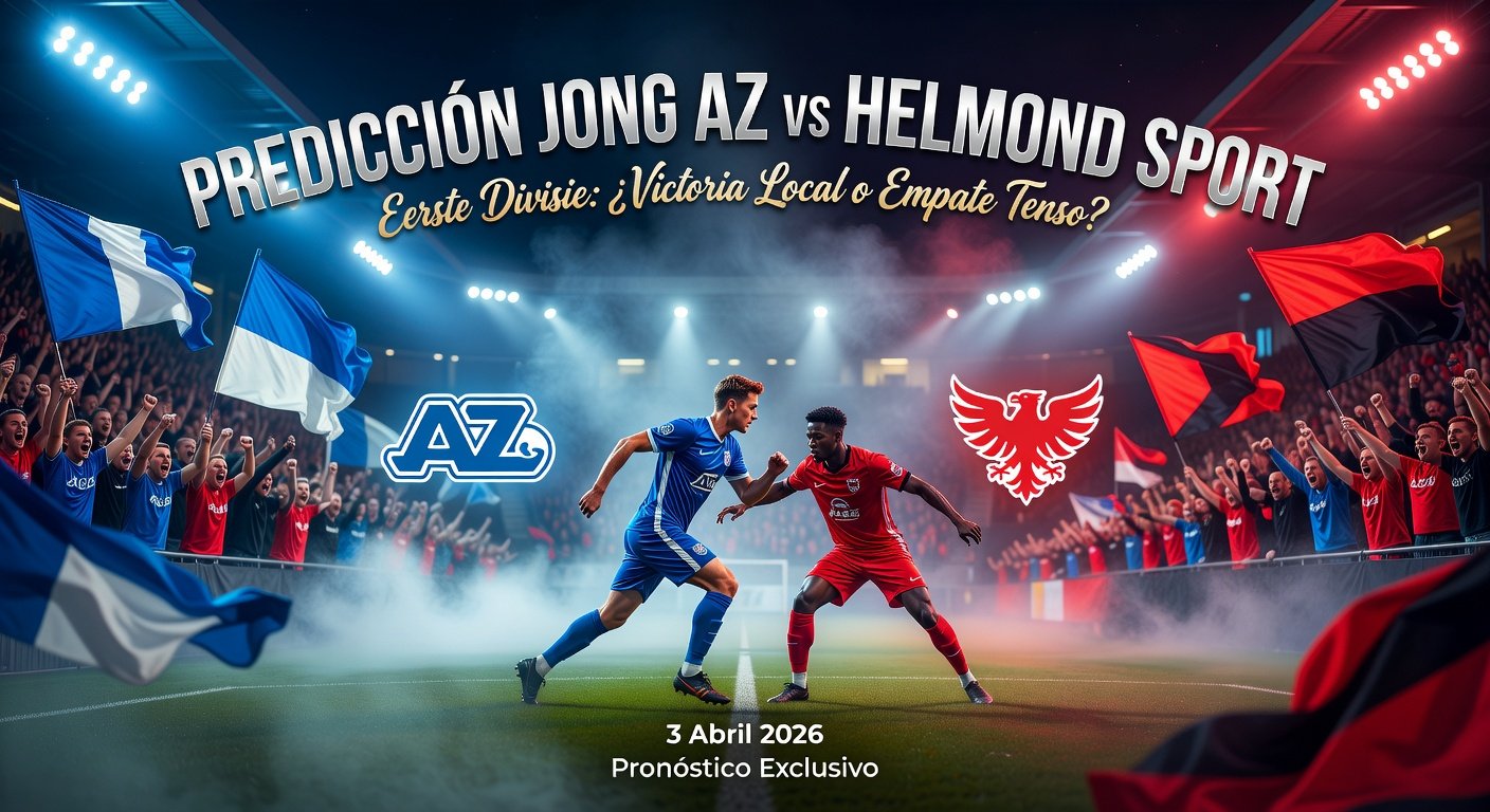 Jong AZ vs Helmond Sport Pronóstico / Prediction